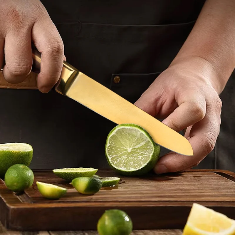 5-Piece 3Cr13 Stainless Steel Chef Knife Set – Durable Kitchen Cutlery