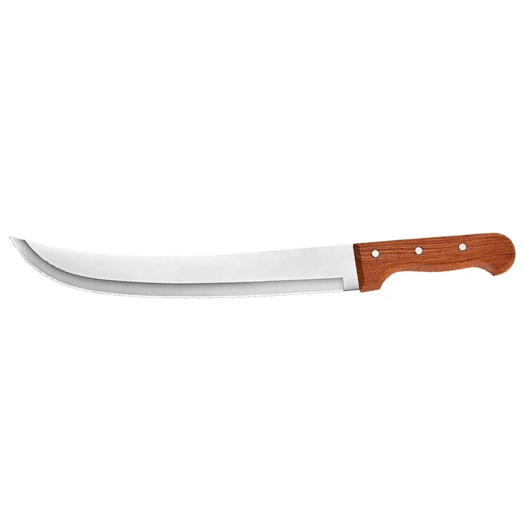 12-Inch Professional Meat Cutting Knife with Ergonomic Wooden Handle - High Carbon Stainless Steel