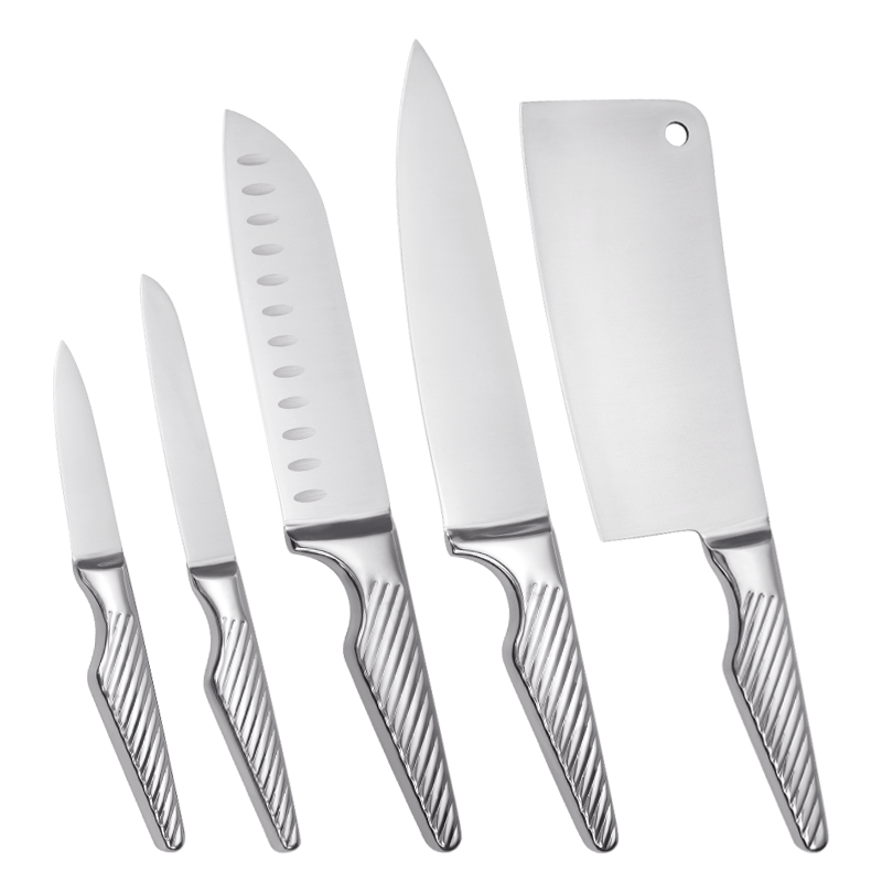 8-Inch 5-Piece 3Cr13 Stainless Steel Chef Knife Set | Wholesale