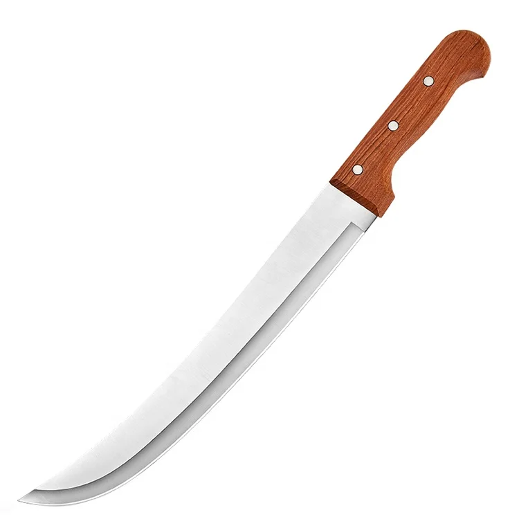 12-Inch Professional Meat Cutting Knife with Ergonomic Wooden Handle - High Carbon Stainless Steel