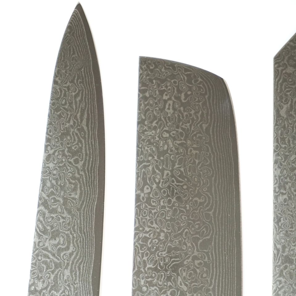 Damascus Steel 10-Piece Kitchen Knife Set | 67-Layer VG10 Core, Wood Handles, 3.6-10 Inch
