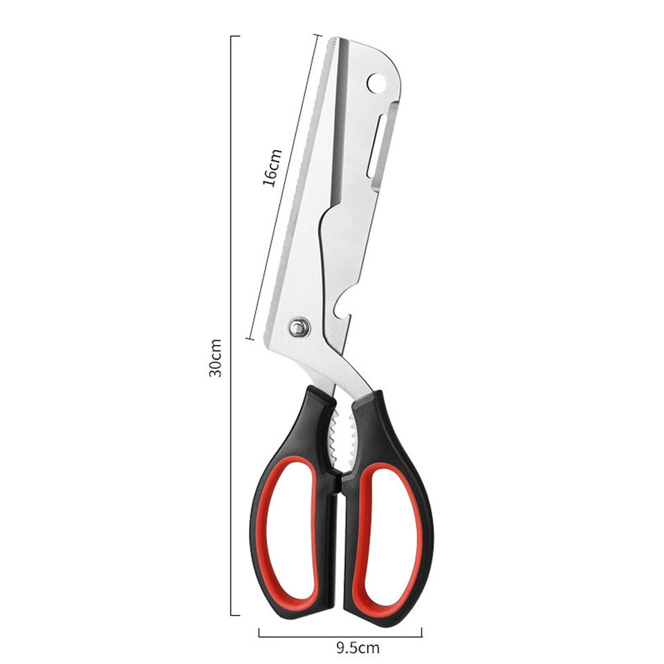 Multipurpose Detachable Kitchen Scissors Stainless Steel Poultry Shears for BBQ & Kebab