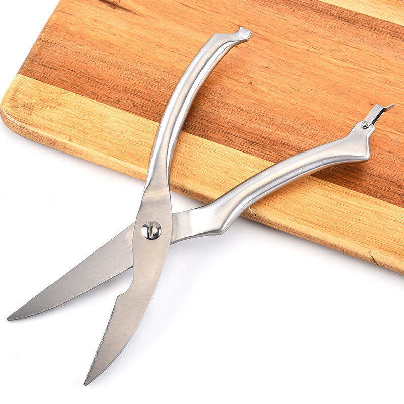 Heavy-Duty Stainless Steel Chicken Bone Shears for Hotel & Restaurant Kitchens