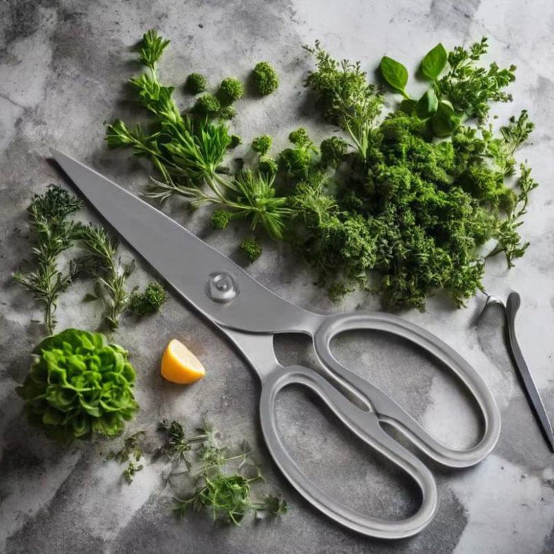 Professional All-Steel Kitchen Scissors | Stainless Steel Multipurpose Shears