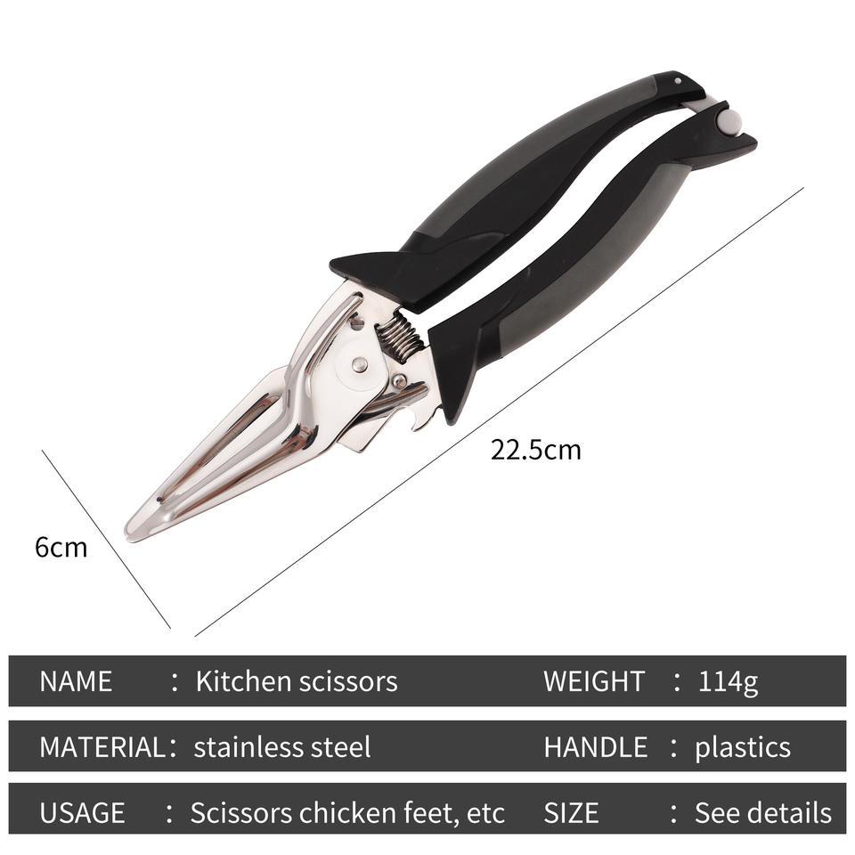 Mirror Polishing Multipurpose Kitchen Shear Set with Ergonomic Handles
