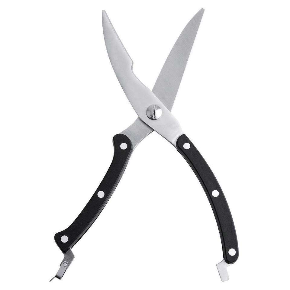 Multifunction Stainless Steel Kitchen Scissors with TOM Handle - Poultry Shears for Home Kitchens