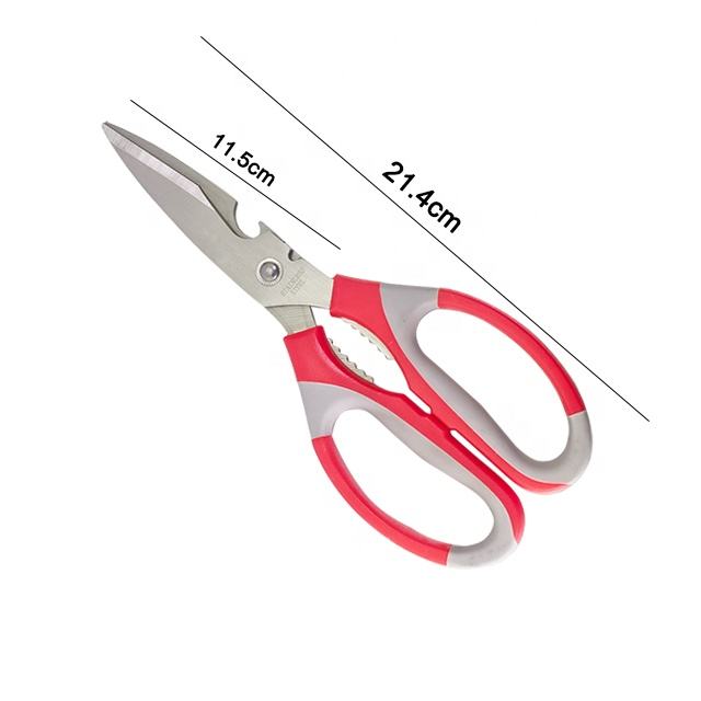 Heavy Duty Stainless Steel Multi-Function Kitchen Scissors with PP Handle