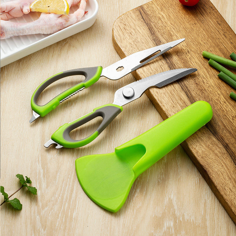 Heavy Duty All-Purpose Kitchen Shears with Come-Apart Blade & Magnetic Holder