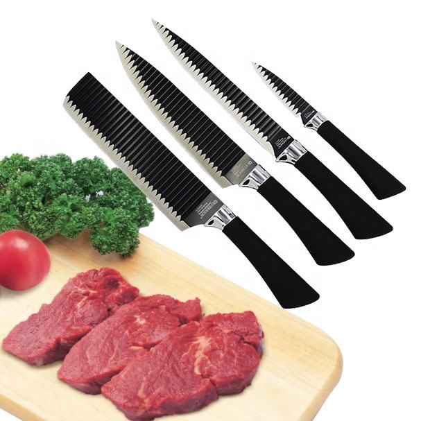 6-Piece Stainless Steel Steak & Chef Knife Set with Gift Box – Modern Kitchen Cutlery