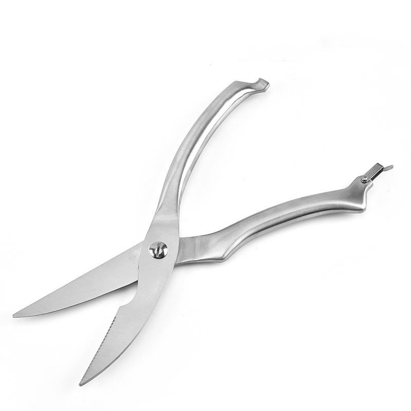 Heavy-Duty Stainless Steel Chicken Bone Shears for Hotel & Restaurant Kitchens