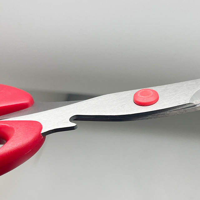 Heavy Duty Kitchen Scissors Curved Stainless Steel Blade BBQ Shears Wholesale