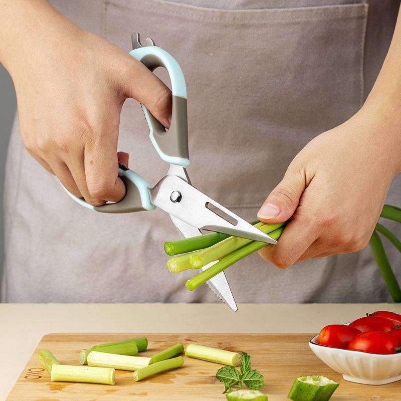 Heavy Duty All-Purpose Kitchen Shears with Come-Apart Blade & Magnetic Holder